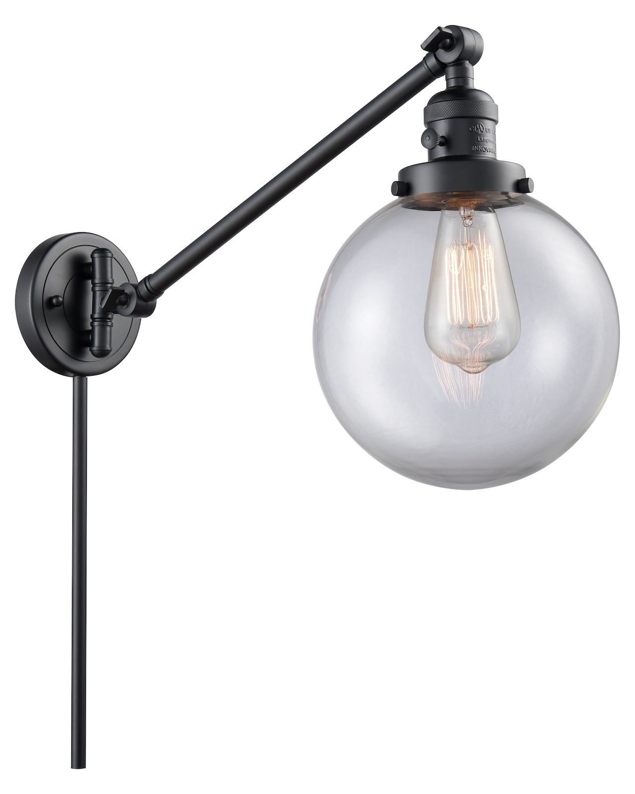 1 Light Vintage Dimmable Led Swing Arm by Innovations Lighting