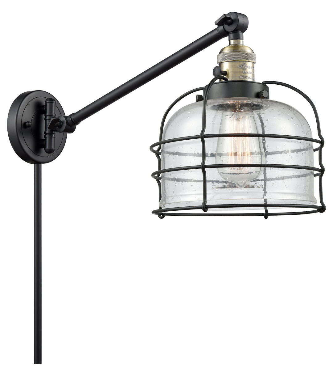 1 Light Vintage Dimmable Led Swing Arm by Innovations Lighting