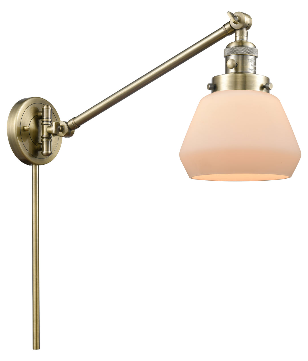 1 Light Vintage Dimmable Led Swing Arm by Innovations Lighting