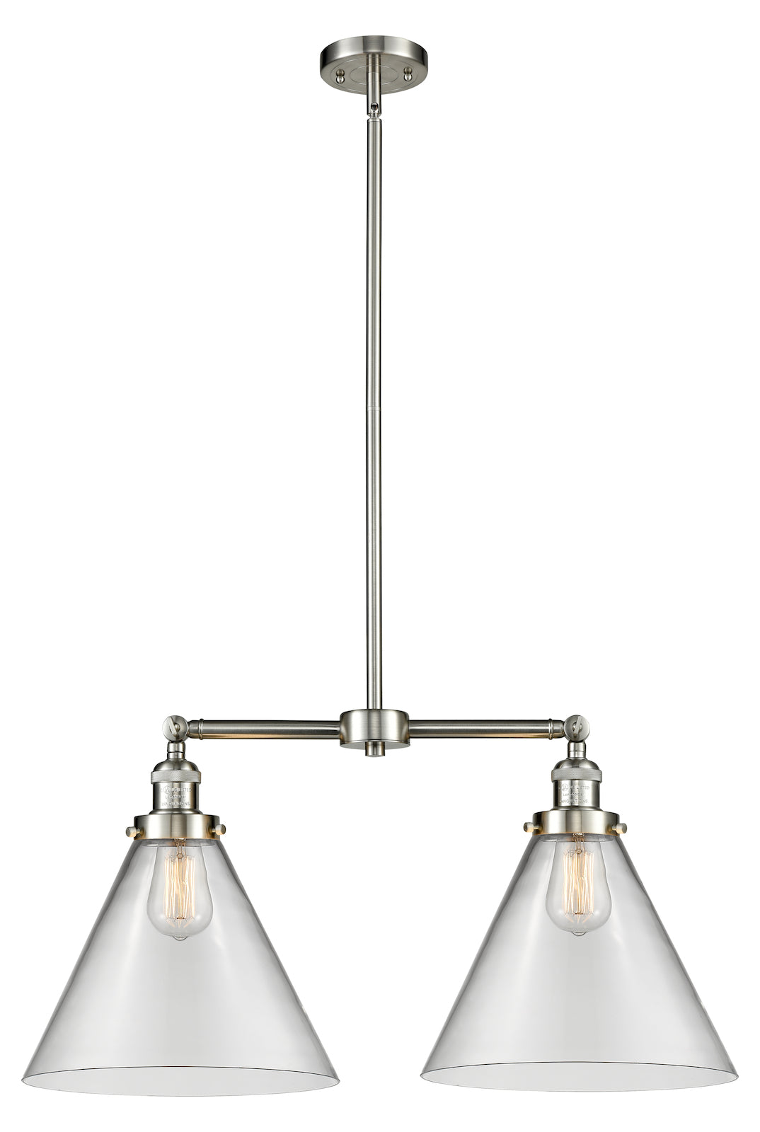 2 Light Vintage Dimmable Led Chandelier by Innovations Lighting