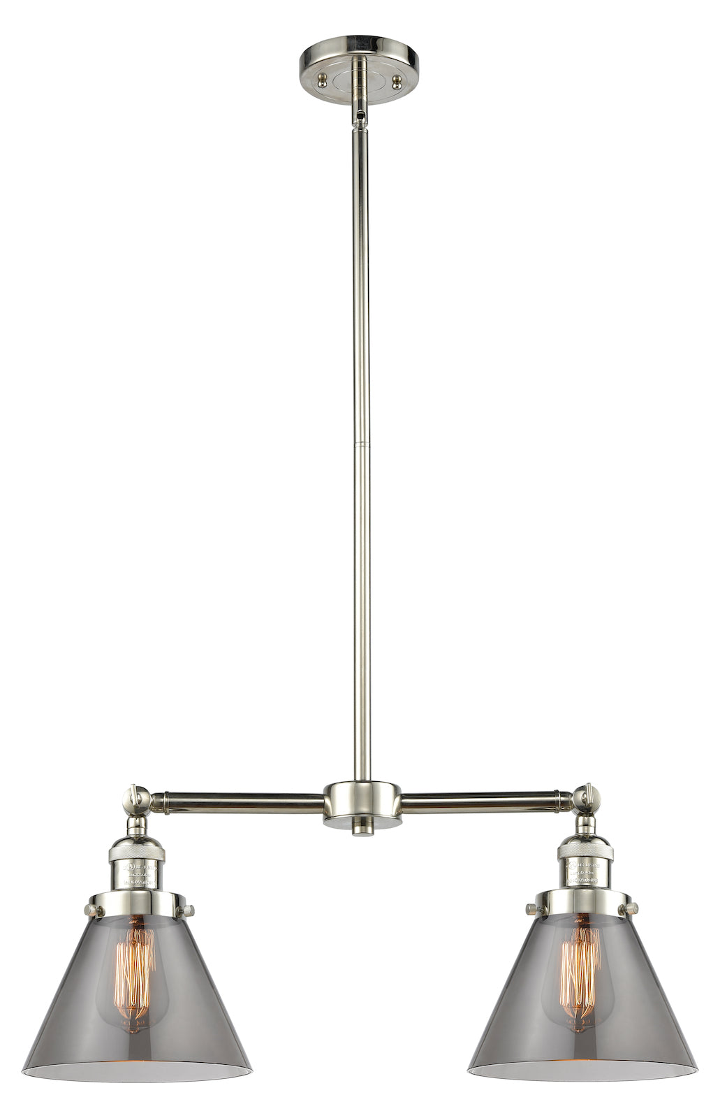 2 Light Vintage Dimmable Led Chandelier by Innovations Lighting