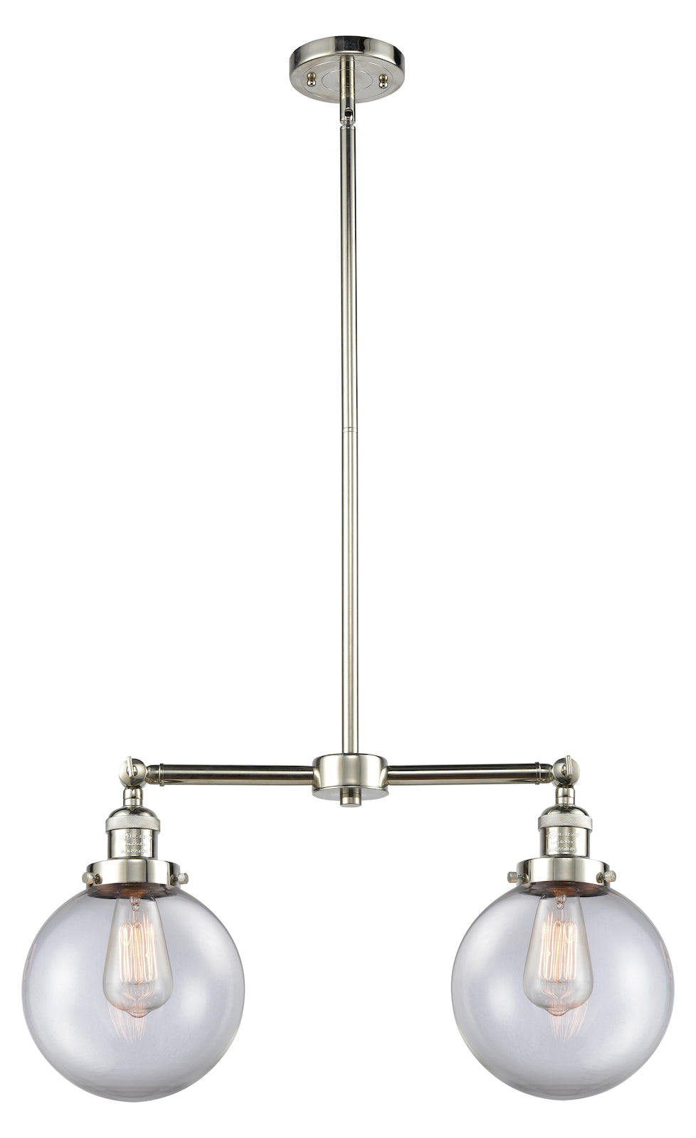 2 Light Vintage Dimmable Led Chandelier by Innovations Lighting