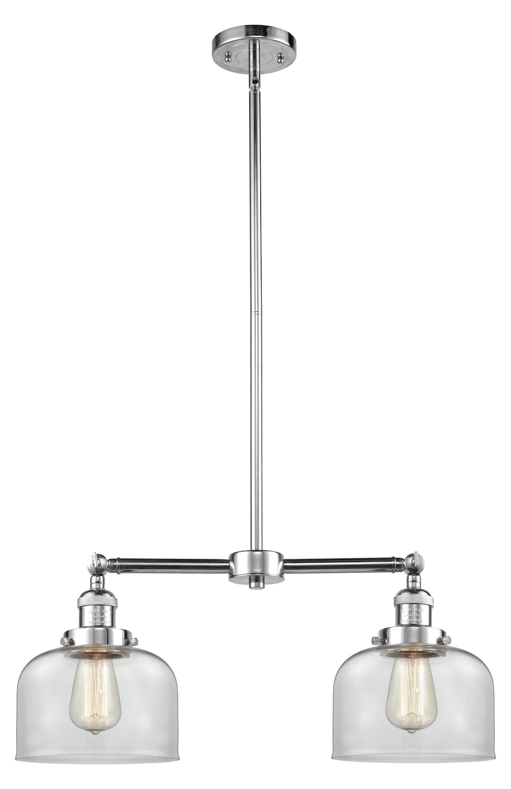2 Light Vintage Dimmable Led Chandelier by Innovations Lighting
