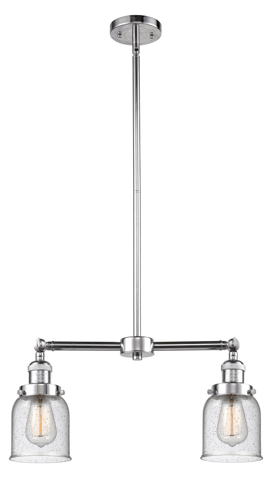 2 Light Vintage Dimmable Led Chandelier by Innovations Lighting