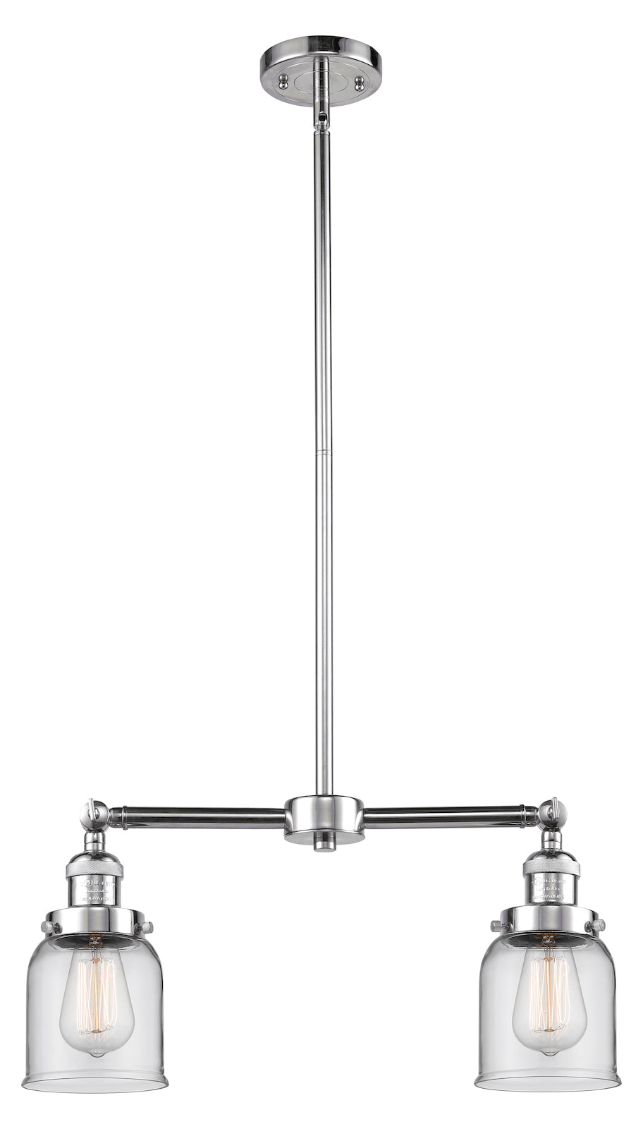 2 Light Vintage Dimmable Led Chandelier by Innovations Lighting