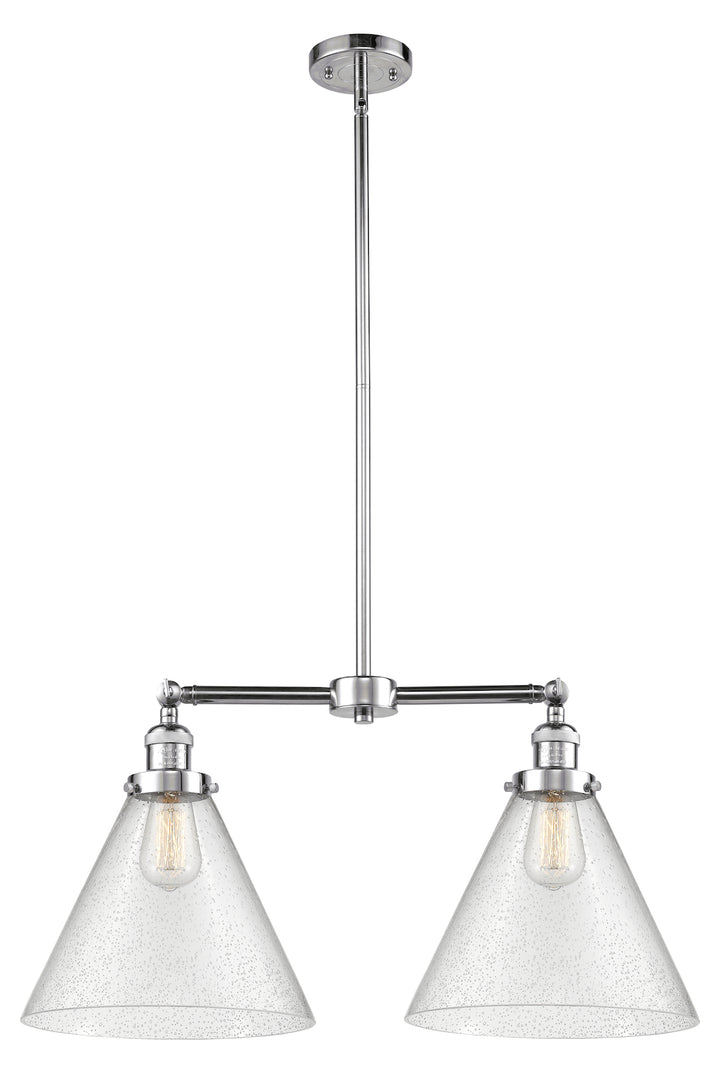 2 Light Vintage Dimmable Led Chandelier