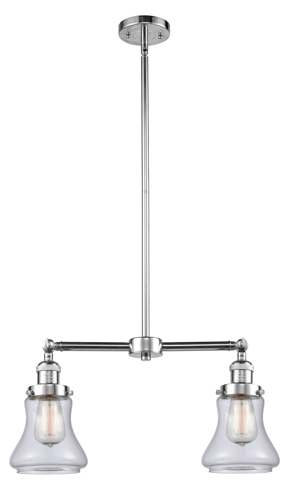 2 Light Vintage Dimmable Led Chandelier by Innovations Lighting