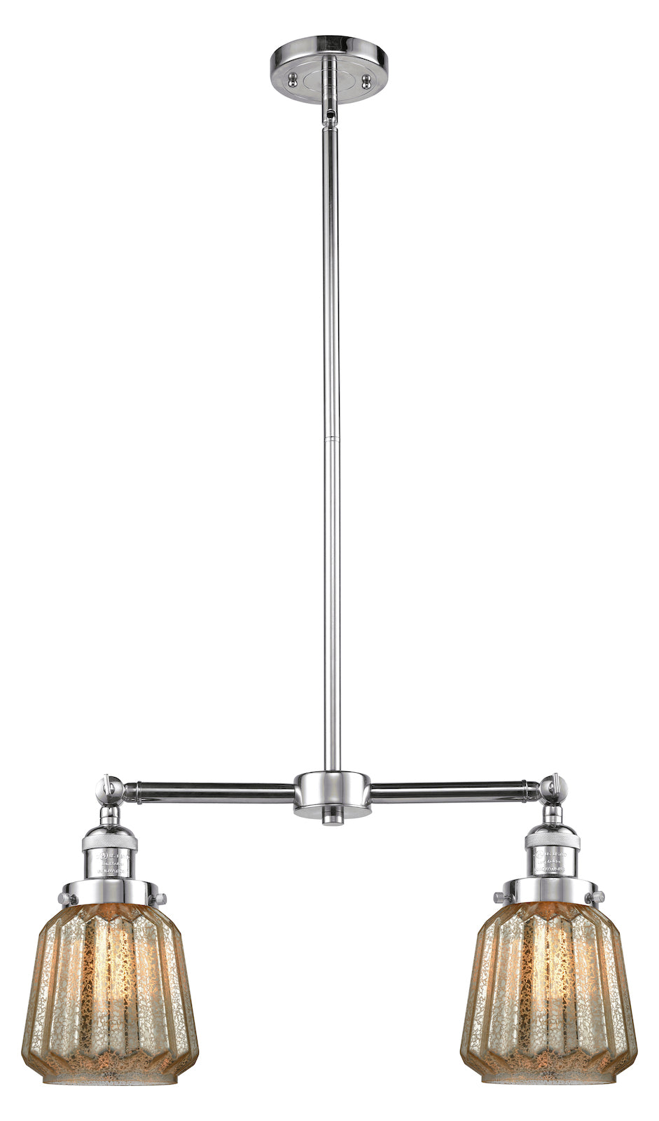 2 Light Vintage Dimmable Led Chandelier by Innovations Lighting