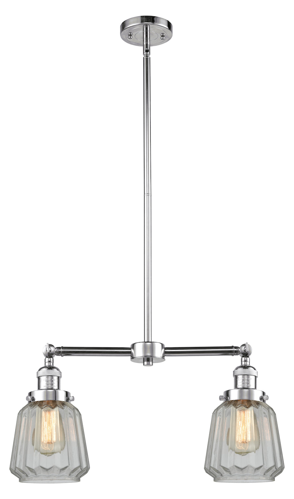 2 Light Vintage Dimmable Led Chandelier by Innovations Lighting