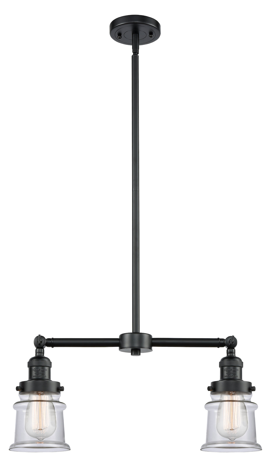 2 Light Vintage Dimmable Led Chandelier by Innovations Lighting