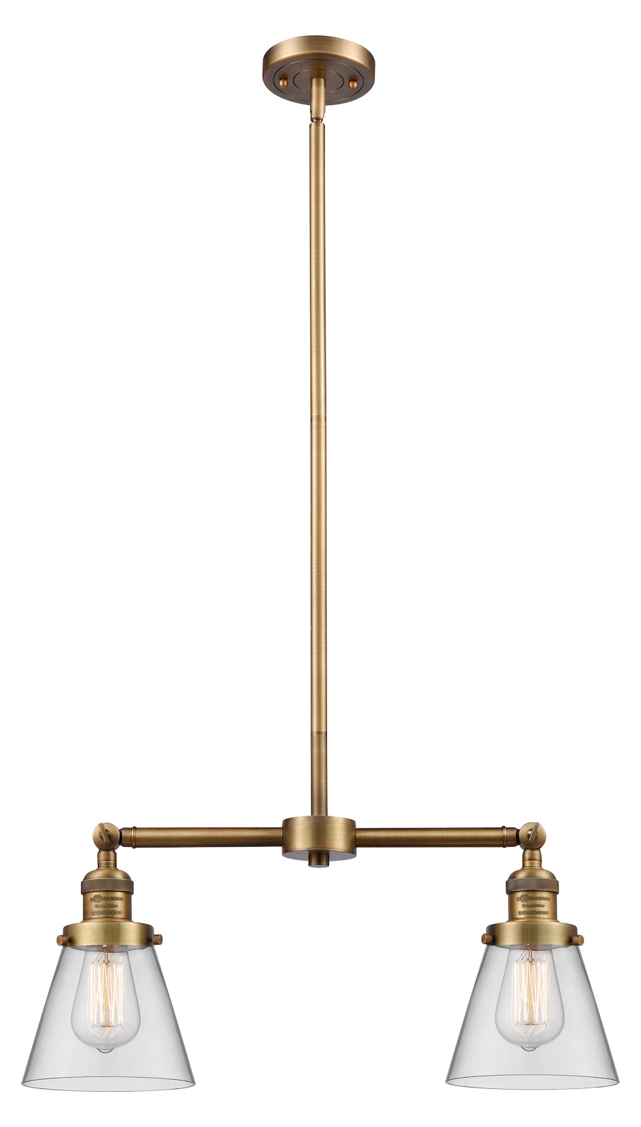 2 Light Vintage Dimmable Led Chandelier by Innovations Lighting