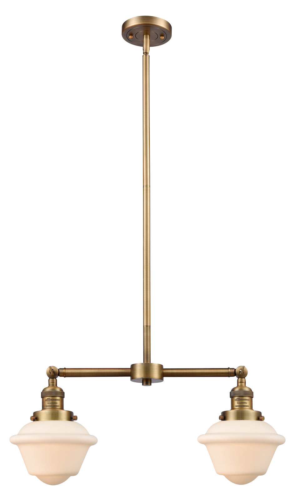 2 Light Vintage Dimmable Led Chandelier by Innovations Lighting