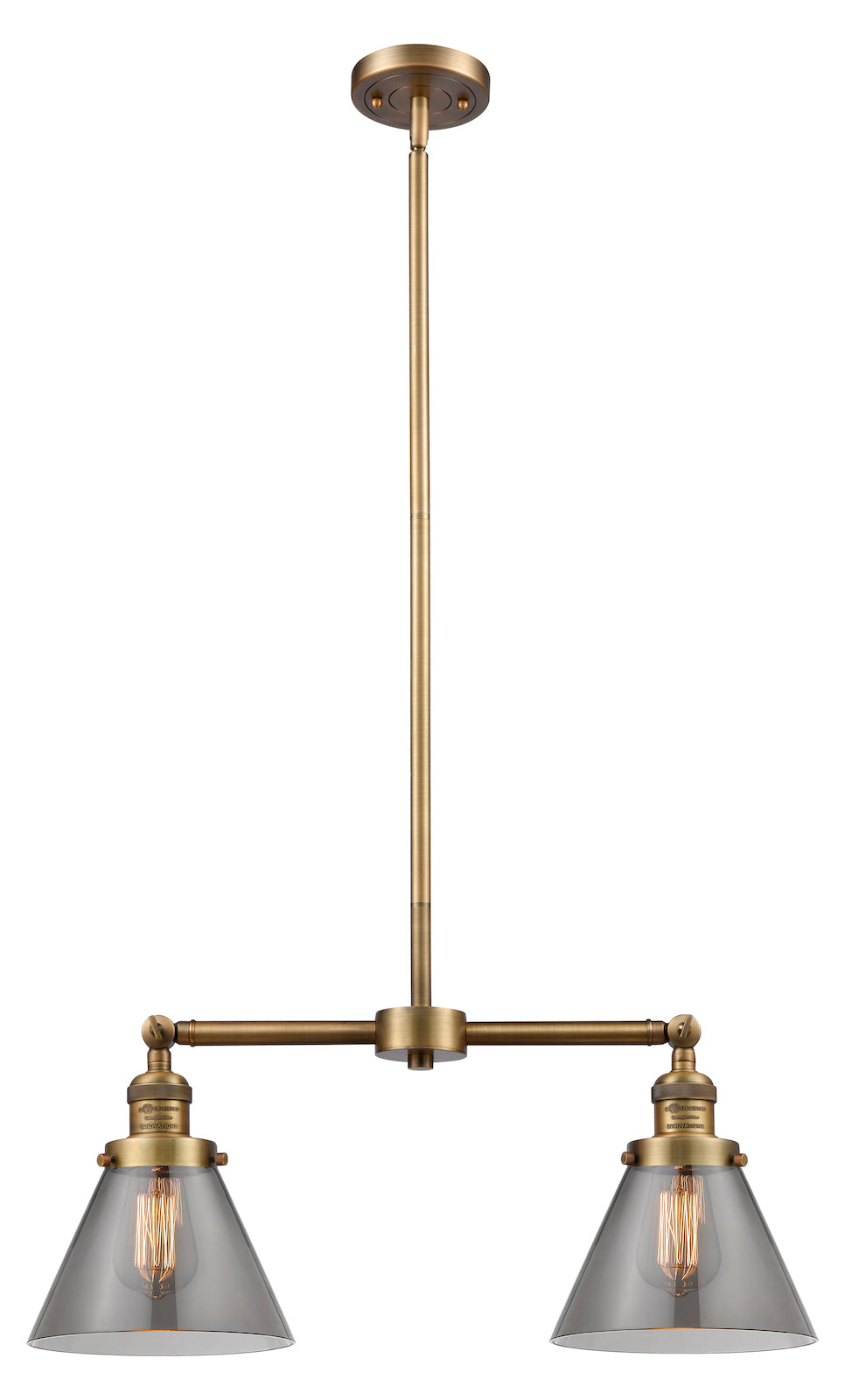2 Light Vintage Dimmable Led Chandelier by Innovations Lighting