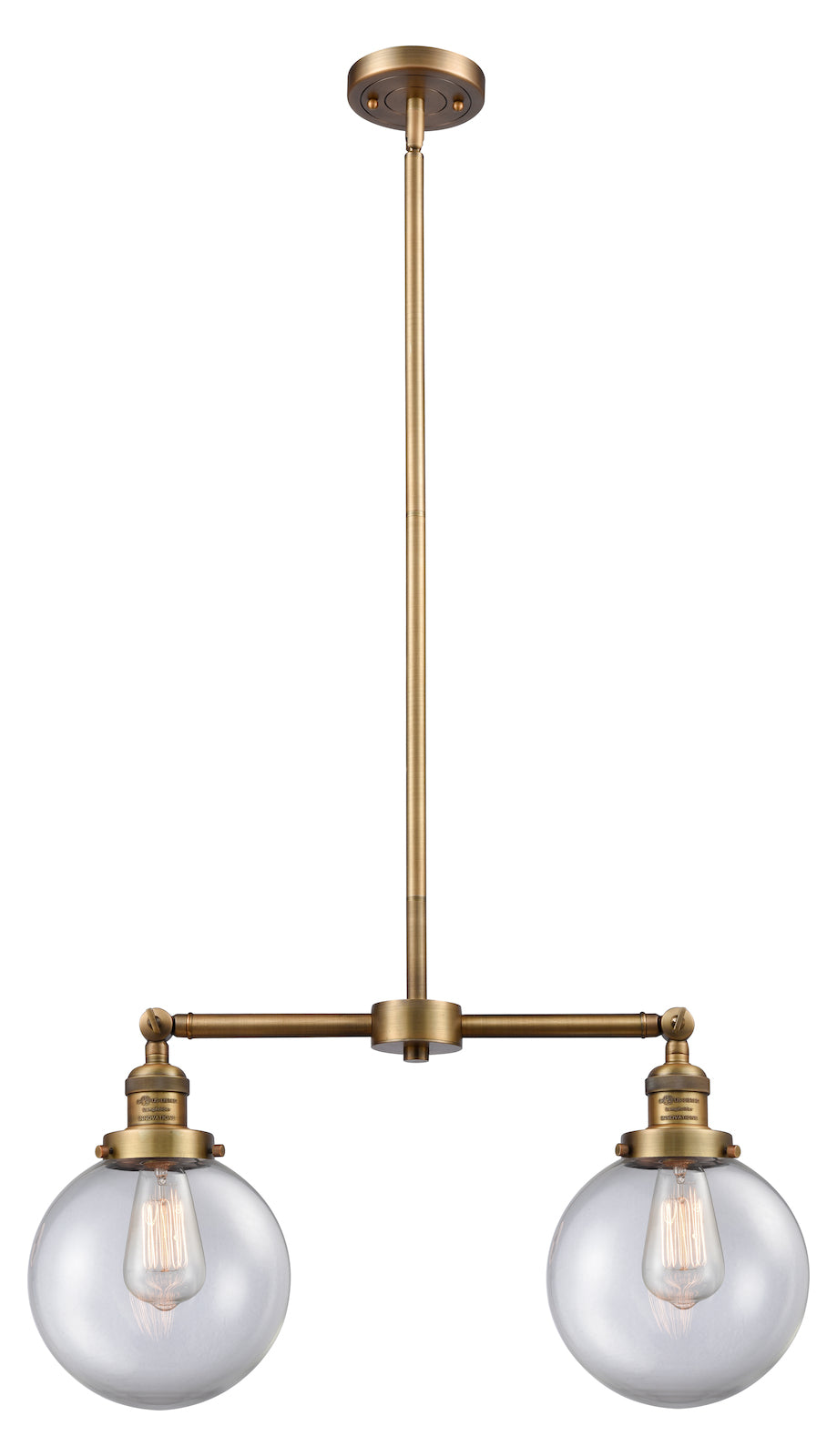 2 Light Vintage Dimmable Led Chandelier by Innovations Lighting