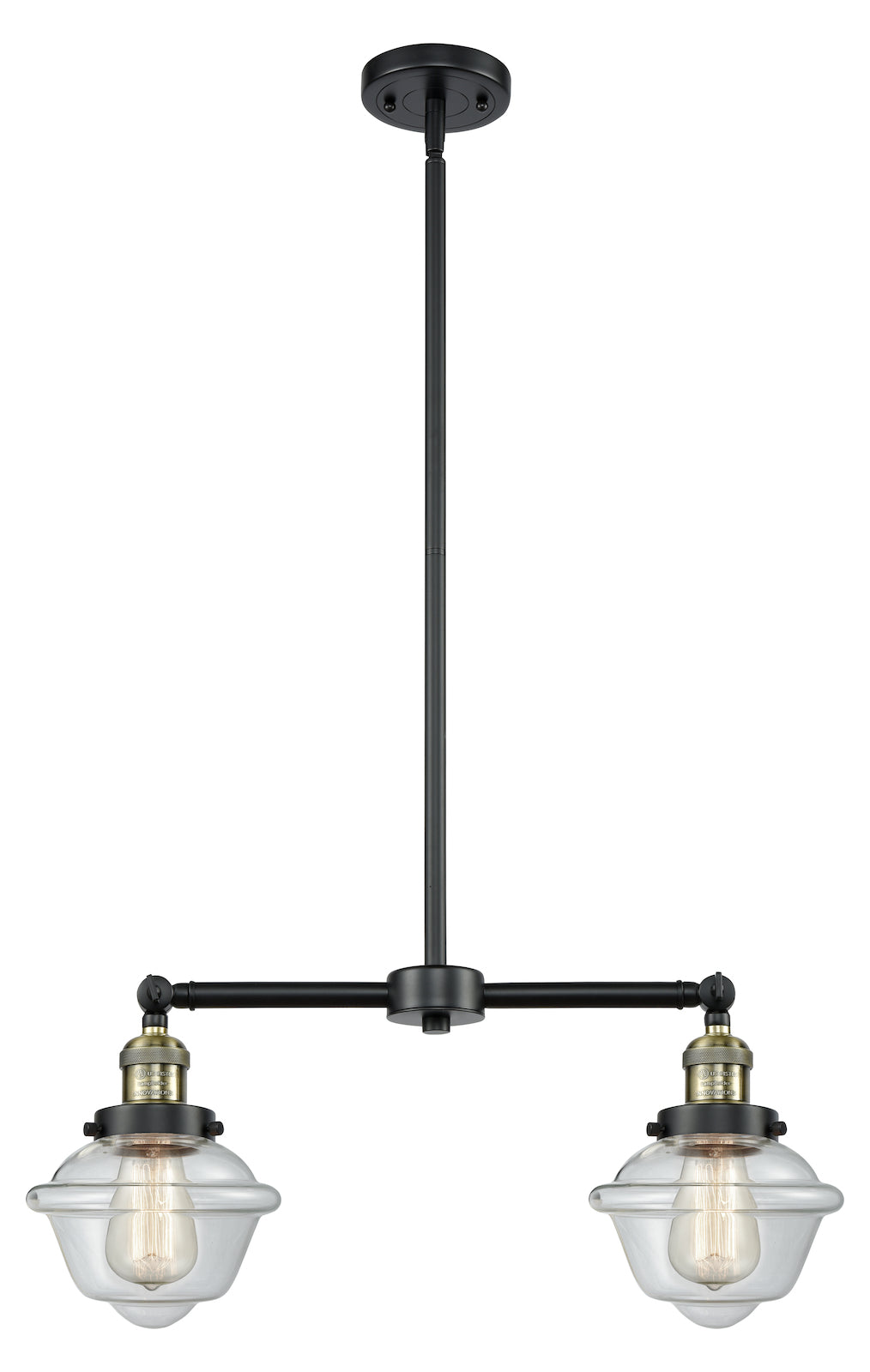 2 Light Vintage Dimmable Led Chandelier by Innovations Lighting