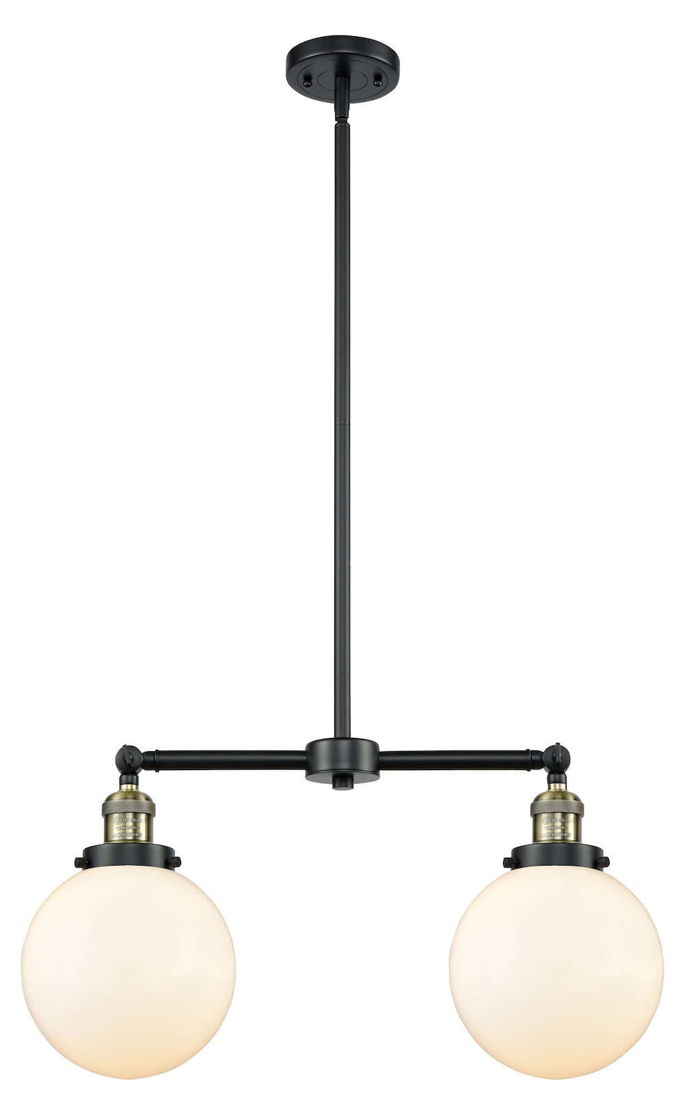 2 Light Vintage Dimmable Led Chandelier by Innovations Lighting