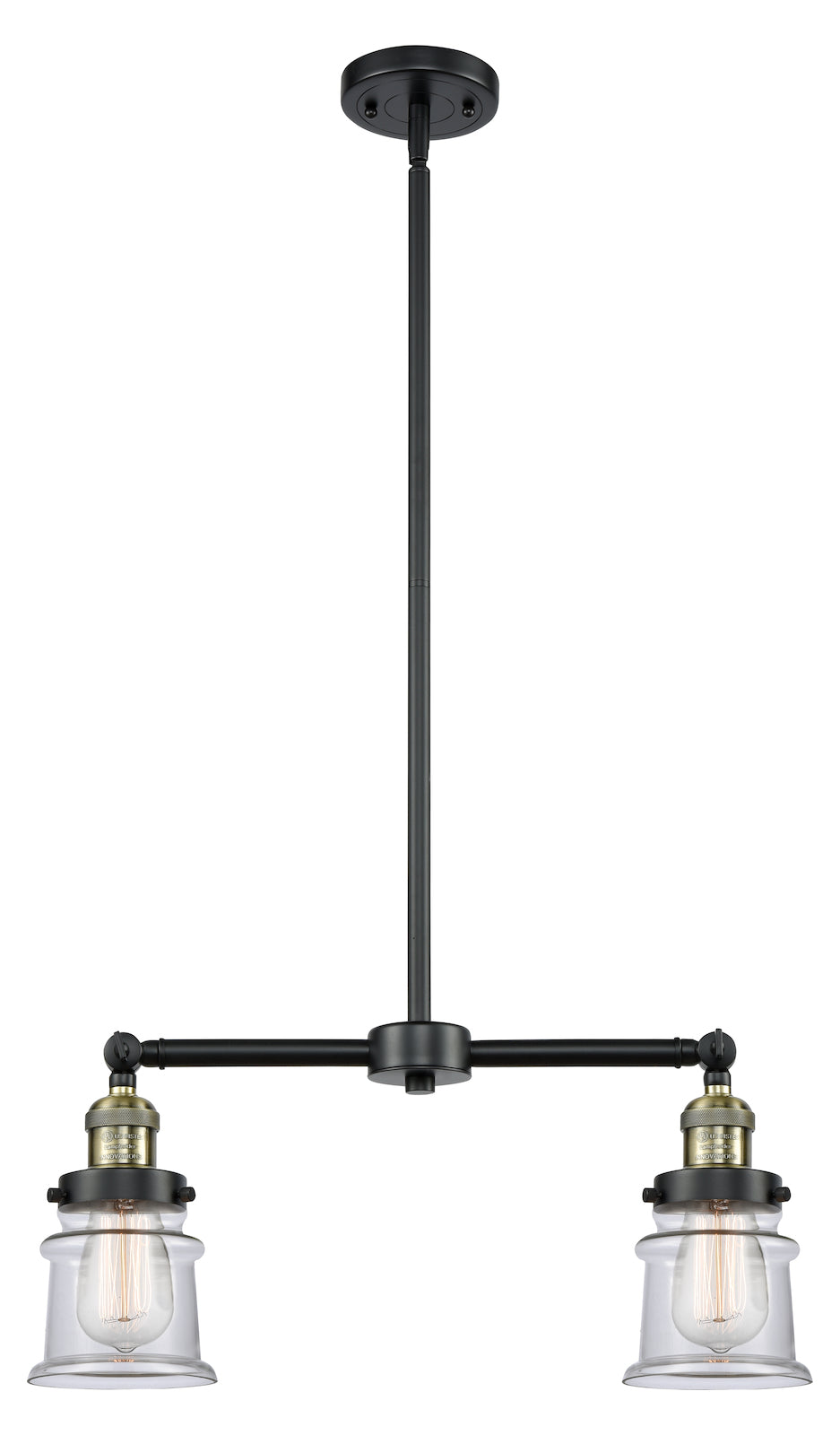 2 Light Vintage Dimmable Led Chandelier by Innovations Lighting