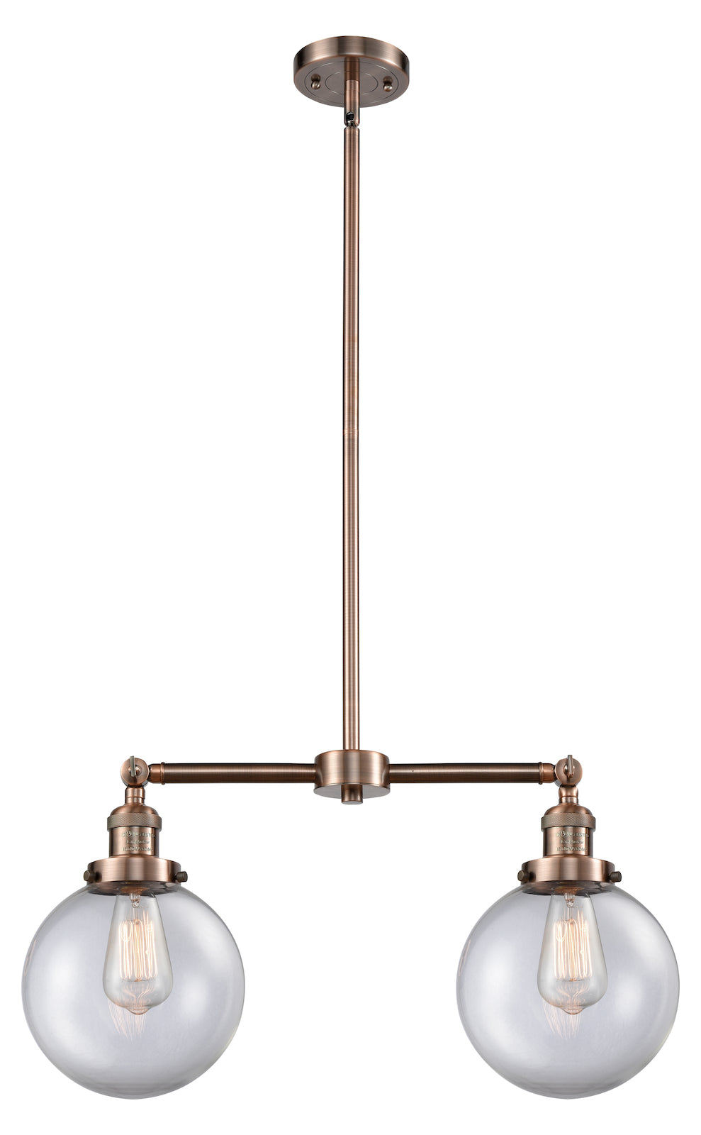 2 Light Chandelier by Innovations Lighting