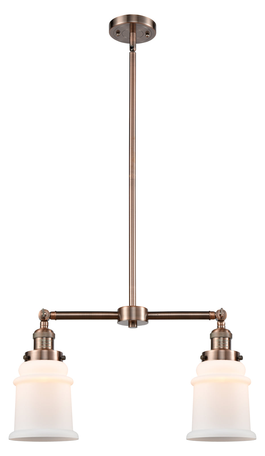 2 Light Vintage Dimmable Led Chandelier by Innovations Lighting