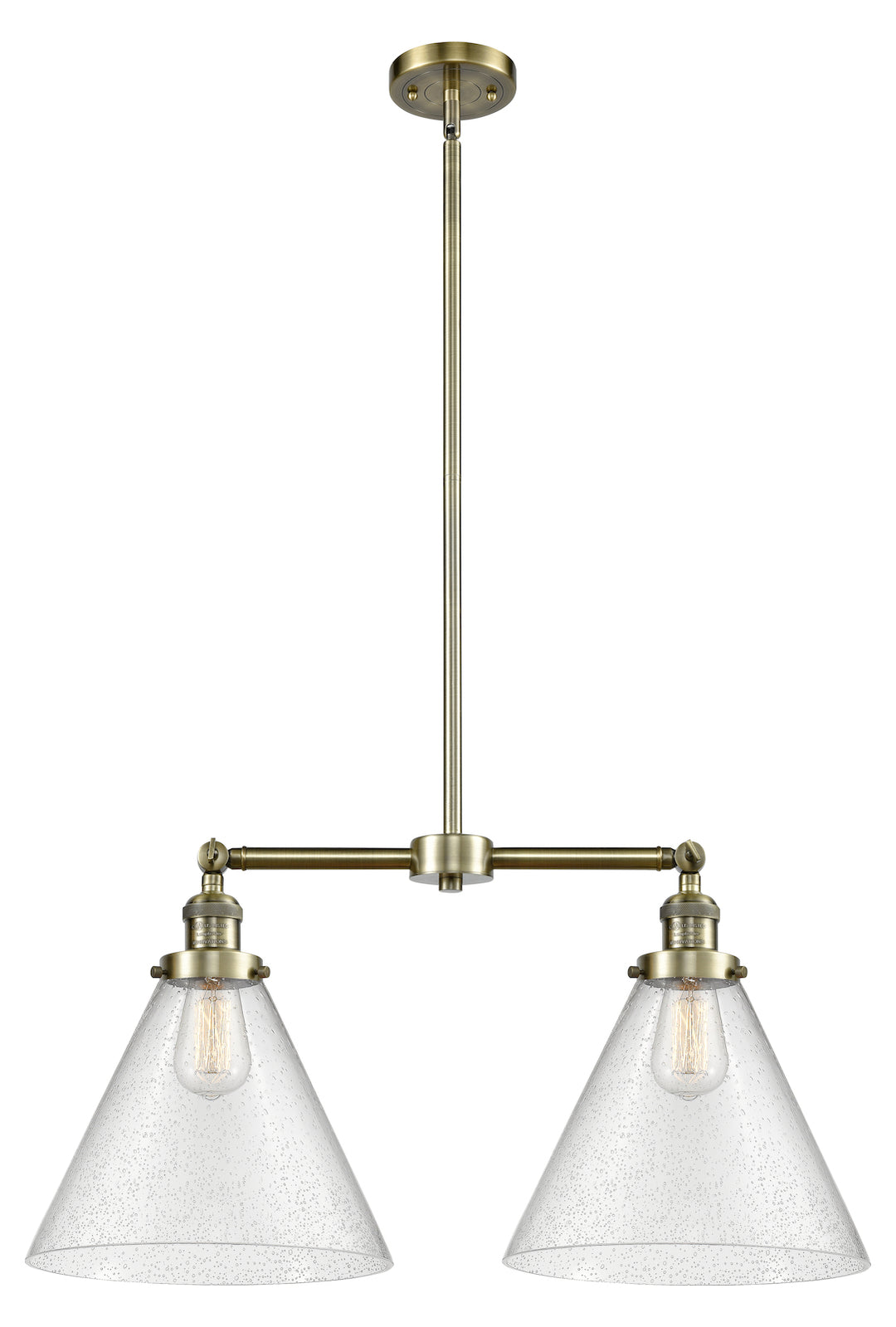 2 Light Vintage Dimmable Led Chandelier by Innovations Lighting