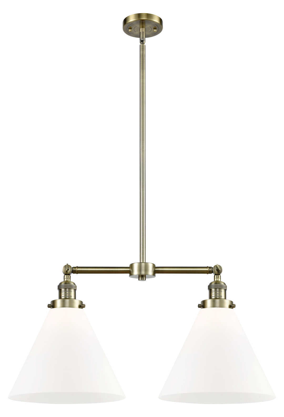 2 Light Vintage Dimmable Led Chandelier by Innovations Lighting