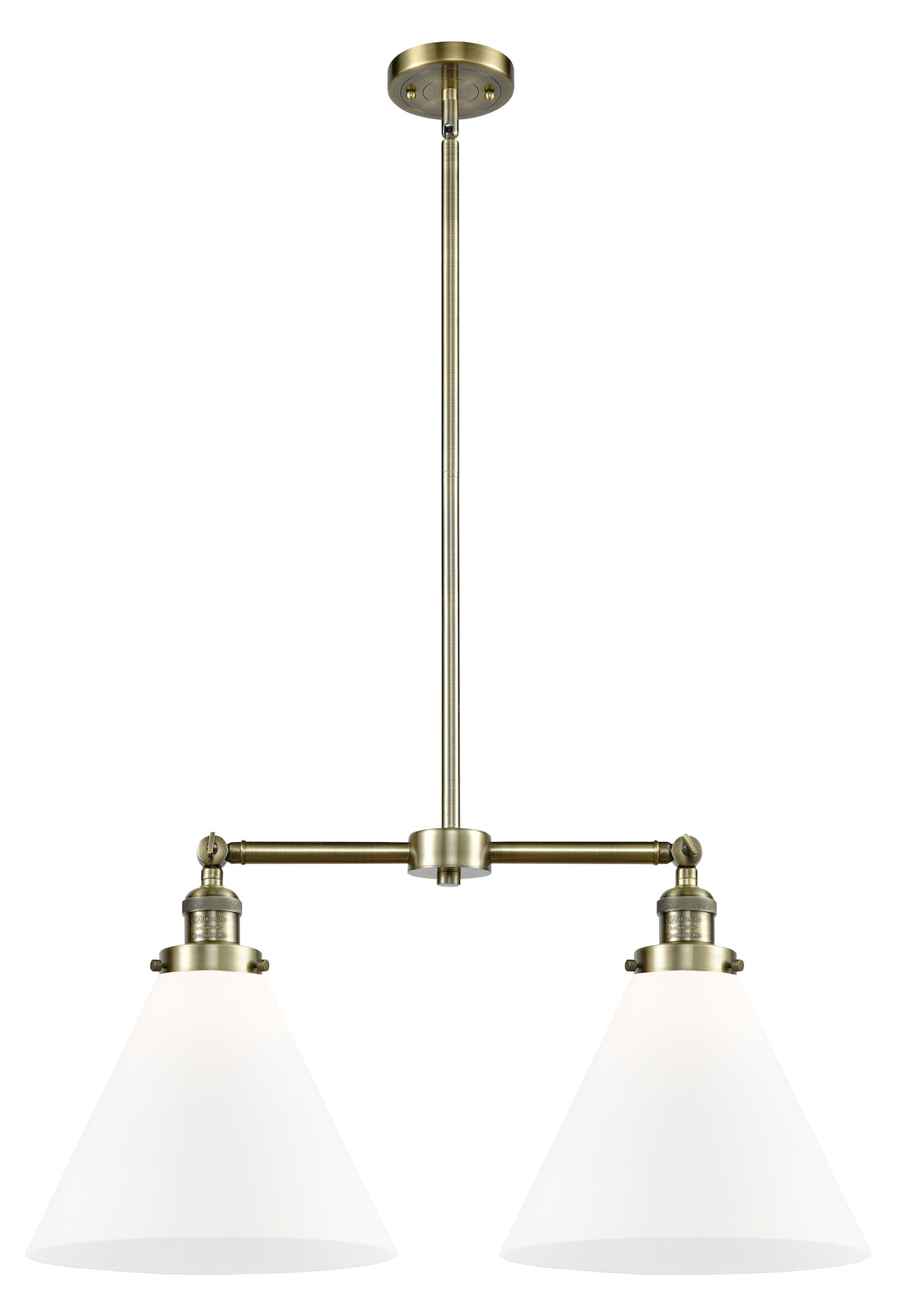 2 Light Vintage Dimmable Led Chandelier by Innovations Lighting