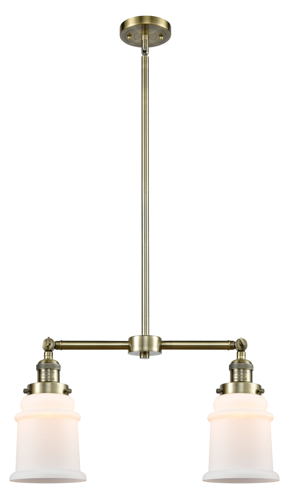 2 Light Vintage Dimmable Led Chandelier by Innovations Lighting