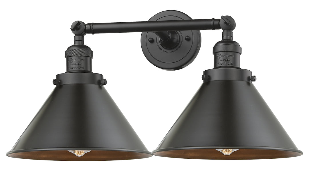 2 Light Vintage Dimmable Led Bathroom Fixture by Innovations Lighting