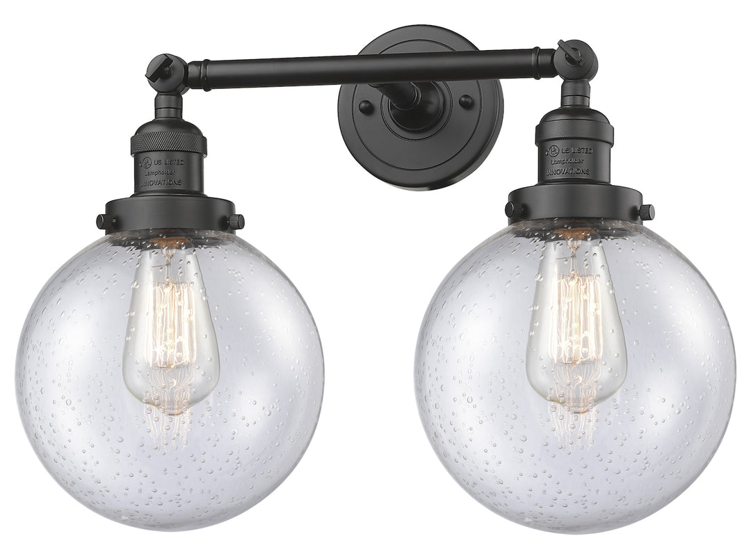 2 Light Vintage Dimmable Led Bathroom Fixture by Innovations Lighting