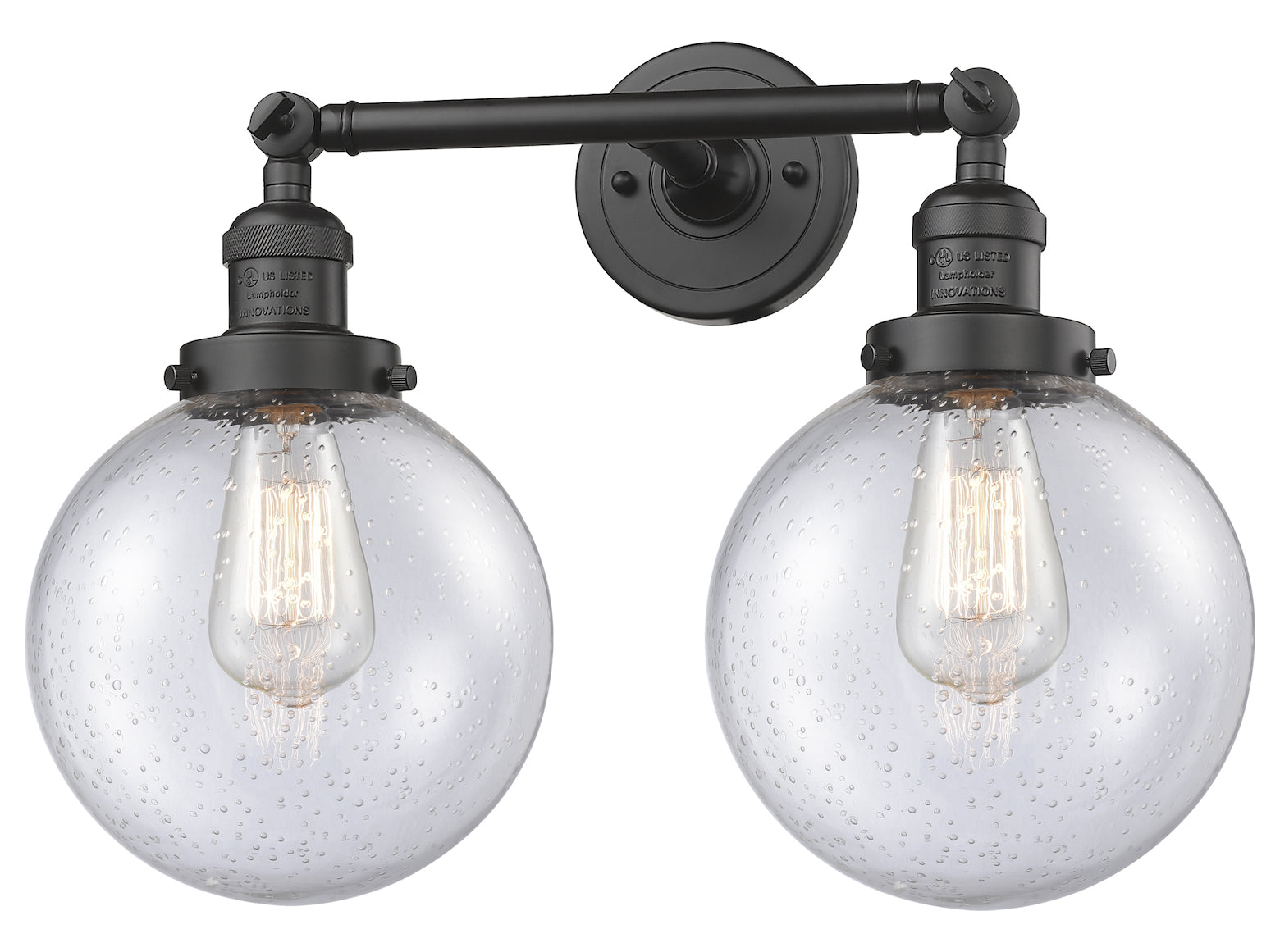 2 Light Vintage Dimmable Led Bathroom Fixture by Innovations Lighting