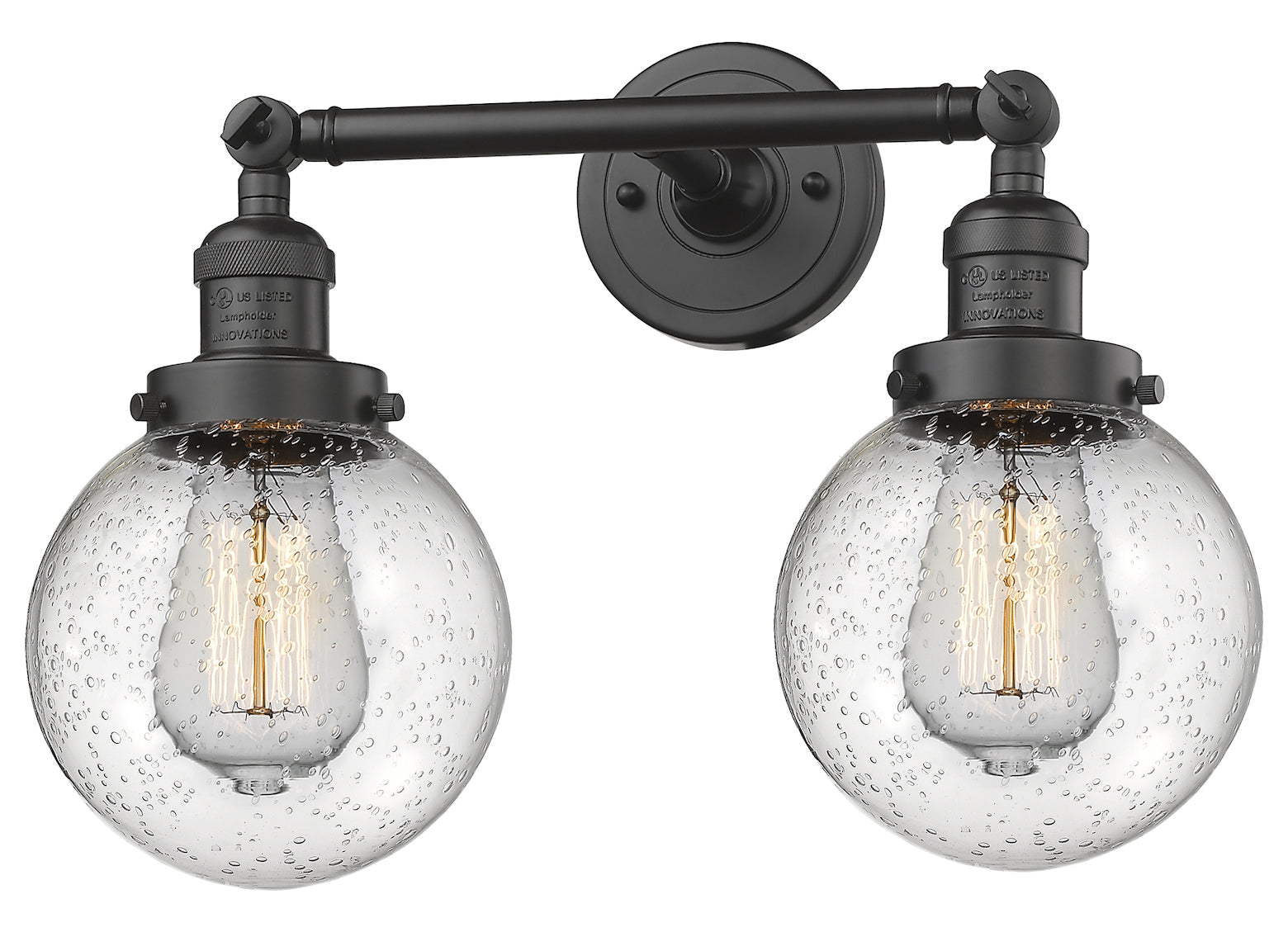 2 Light Vintage Dimmable Led Bathroom Fixture by Innovations Lighting