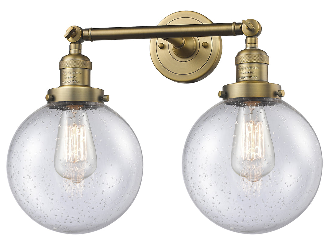 2 Light Vintage Dimmable Led Bathroom Fixture by Innovations Lighting