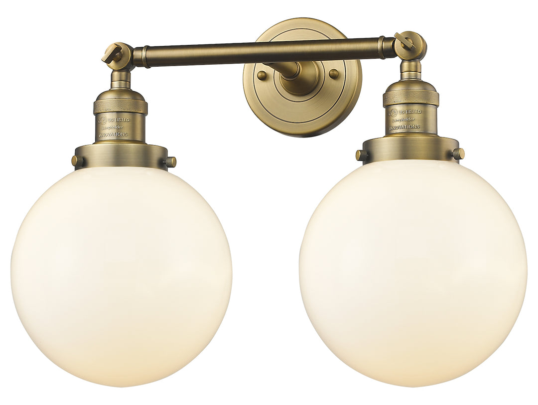 2 Light Vintage Dimmable Led Bathroom Fixture by Innovations Lighting