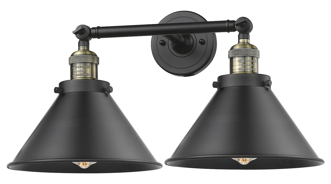 2 Light Vintage Dimmable Led Bathroom Fixture by Innovations Lighting