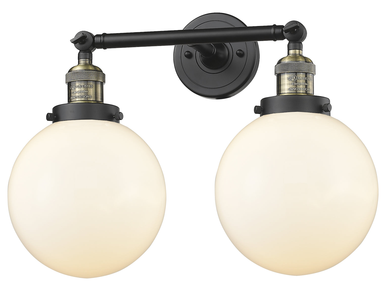 2 Light Vintage Dimmable Led Bathroom Fixture by Innovations Lighting