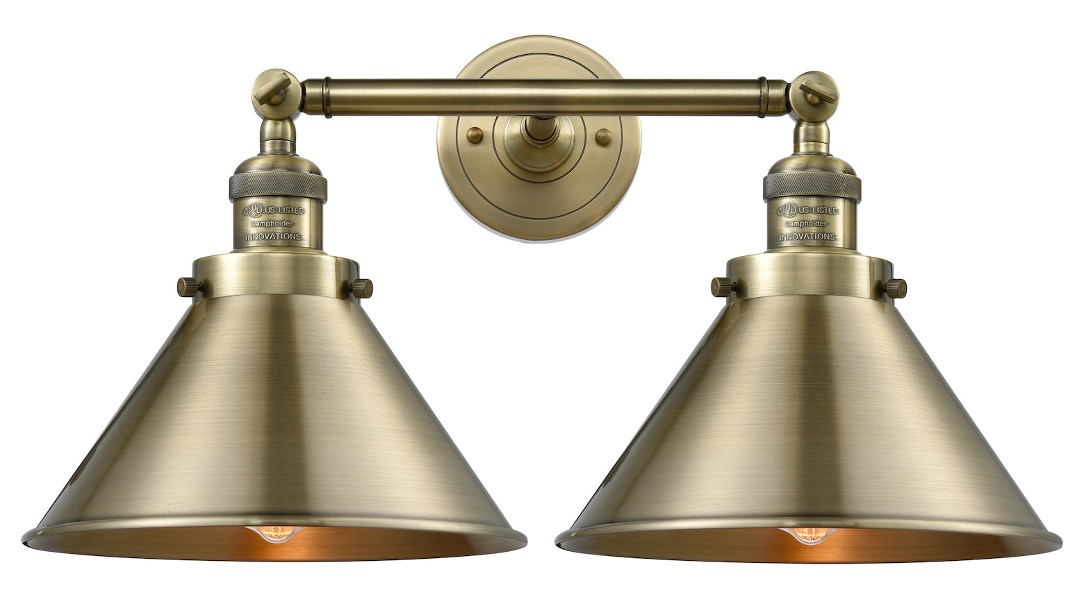 2 Light Vintage Dimmable Led Bathroom Fixture by Innovations Lighting