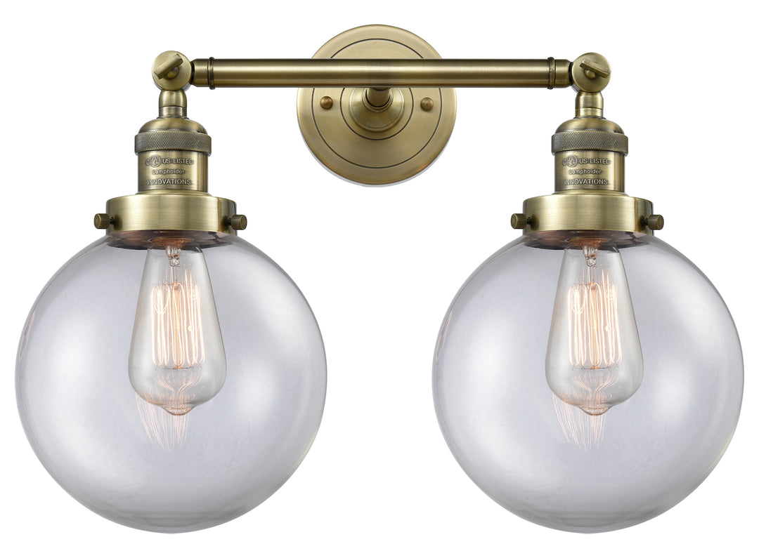 2 Light Vintage Dimmable Led Bathroom Fixture by Innovations Lighting