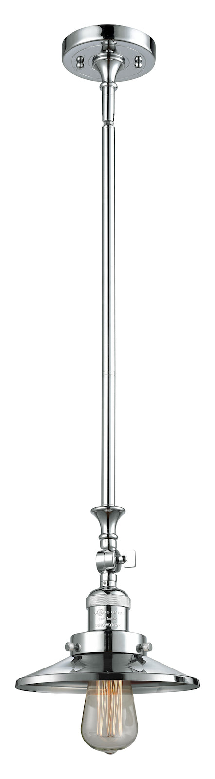 1 Light Vintage Dimmable Led Mini Pendant by Innovations Lighting