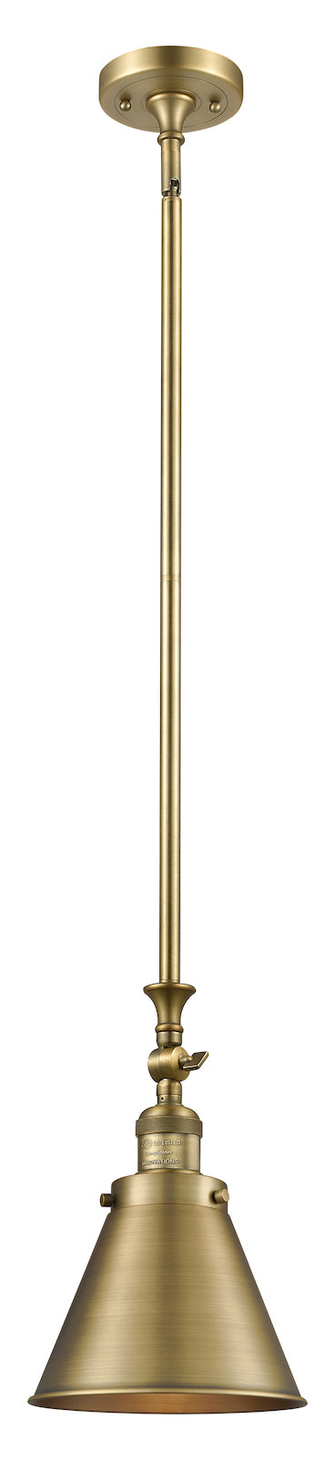 1 Light Vintage Dimmable Led Mini Pendant by Innovations Lighting
