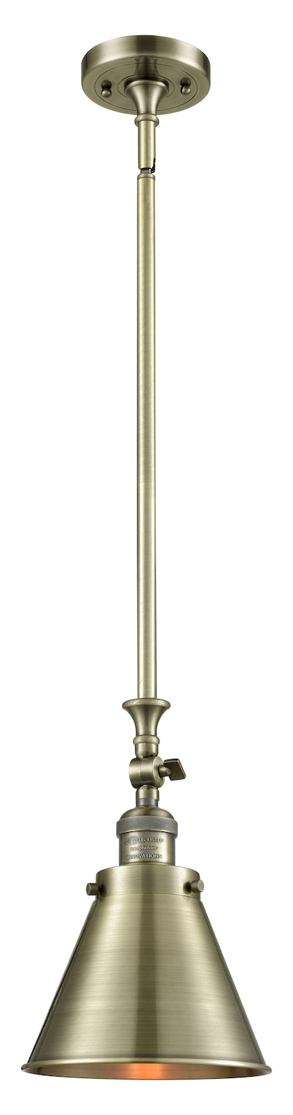 1 Light Vintage Dimmable Led Mini Pendant by Innovations Lighting