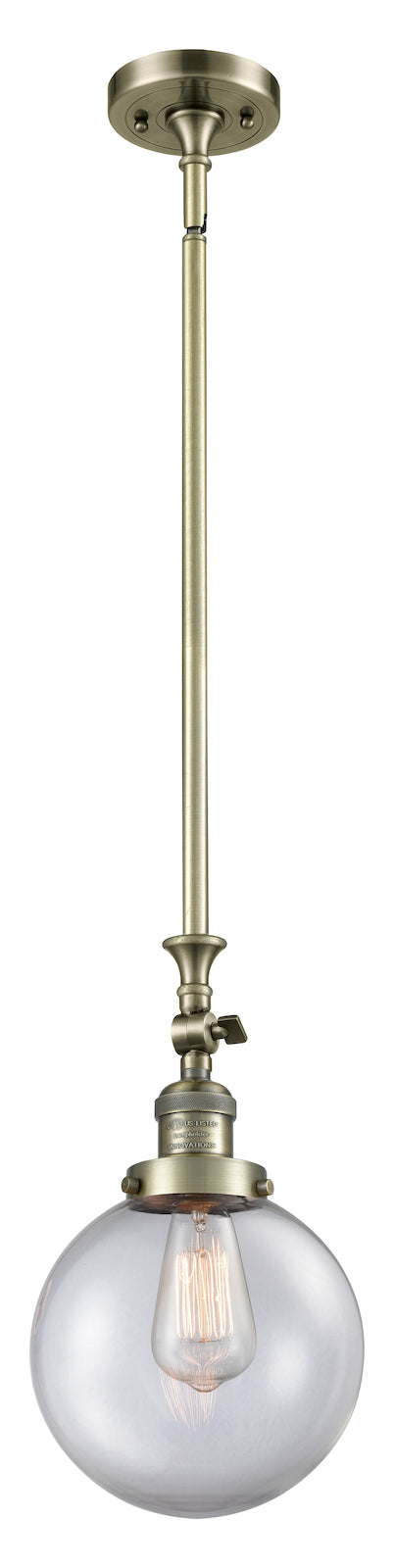 1 Light Vintage Dimmable Led Mini Pendant by Innovations Lighting
