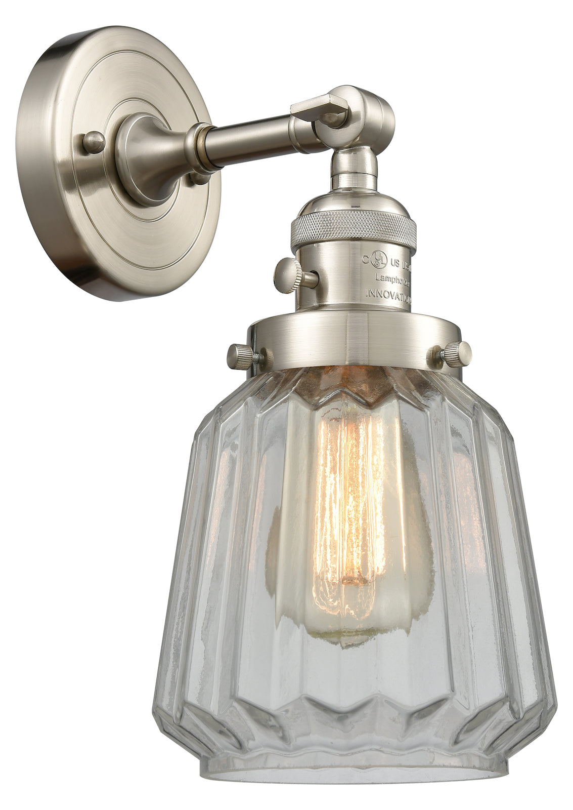 1 Light Sconce With A inHigh-Low-Offin Switch. by Innovations Lighting