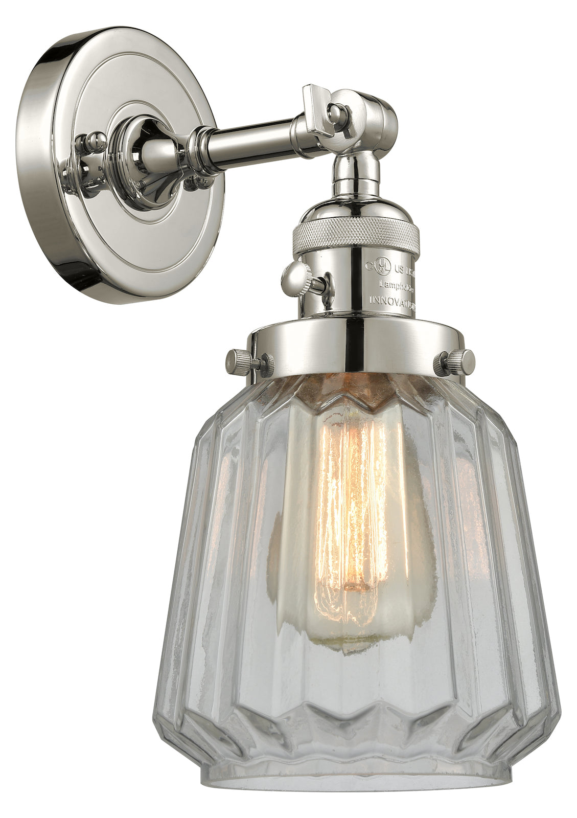 1 Light Sconce With A inHigh-Low-Offin Switch. by Innovations Lighting