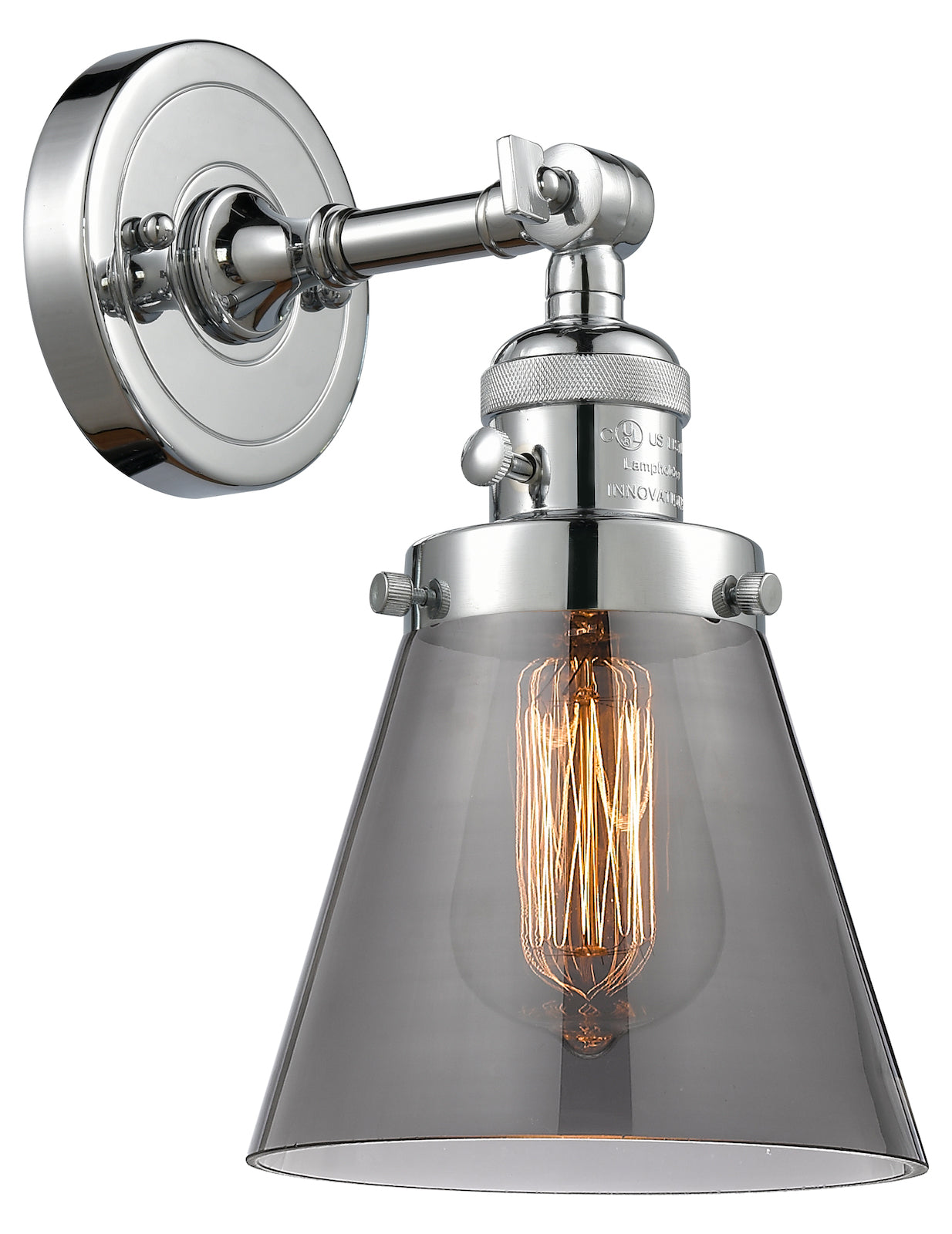 1 Light Vintage Dimmable Led Sconce With A inHigh-Low-Offin Switch. by Innovations Lighting