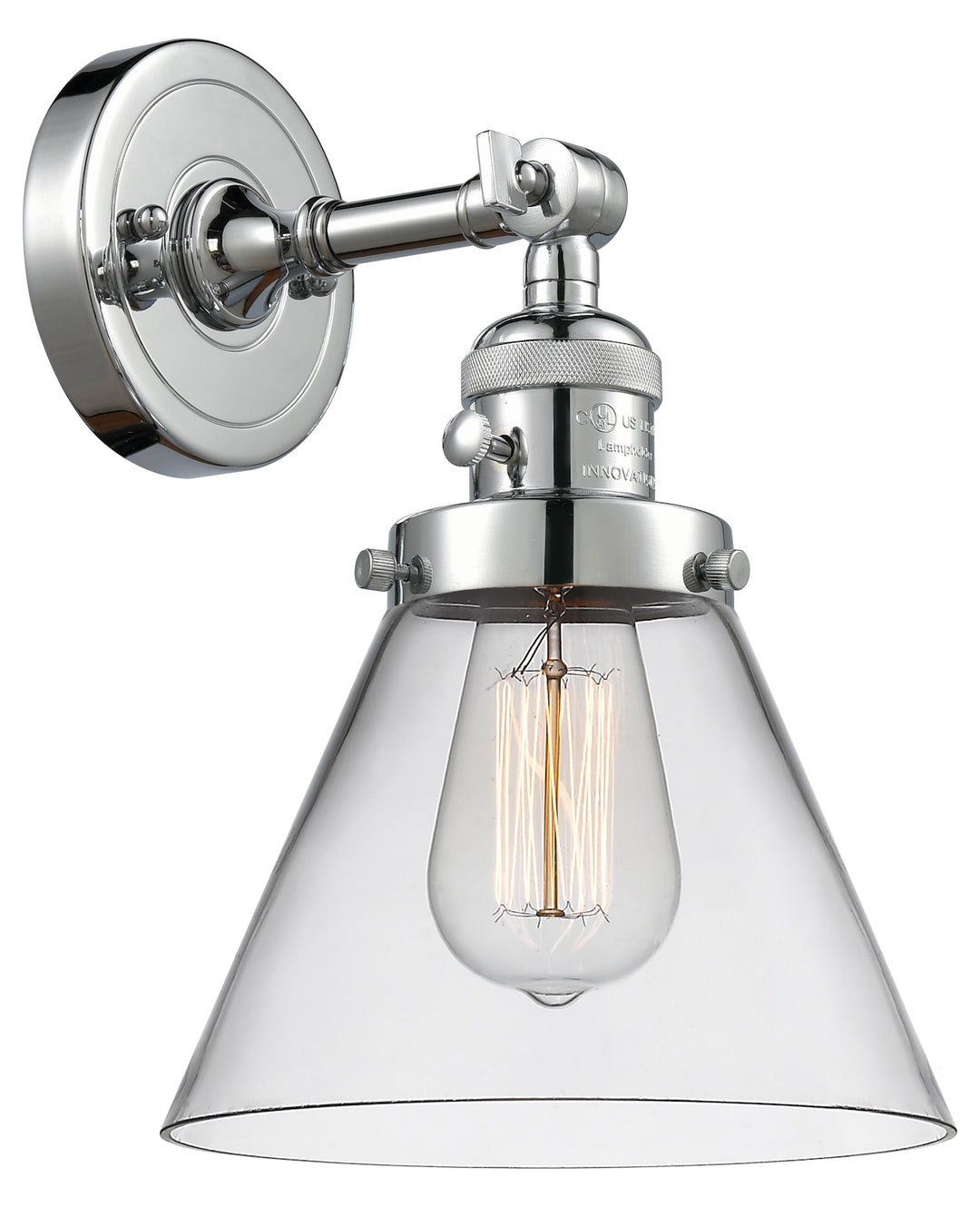 1 Light Sconce With A inHigh-Low-Offin Switch. by Innovations Lighting