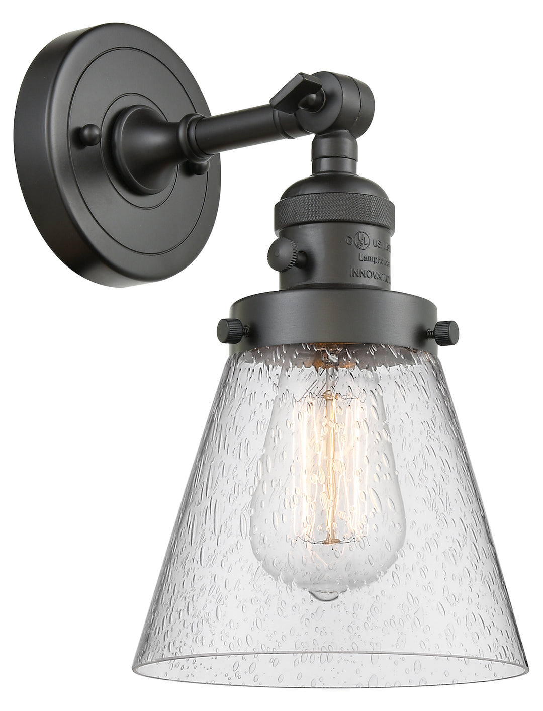 1 Light Vintage Dimmable Led Sconce With A inHigh-Low-Offin Switch. by Innovations Lighting