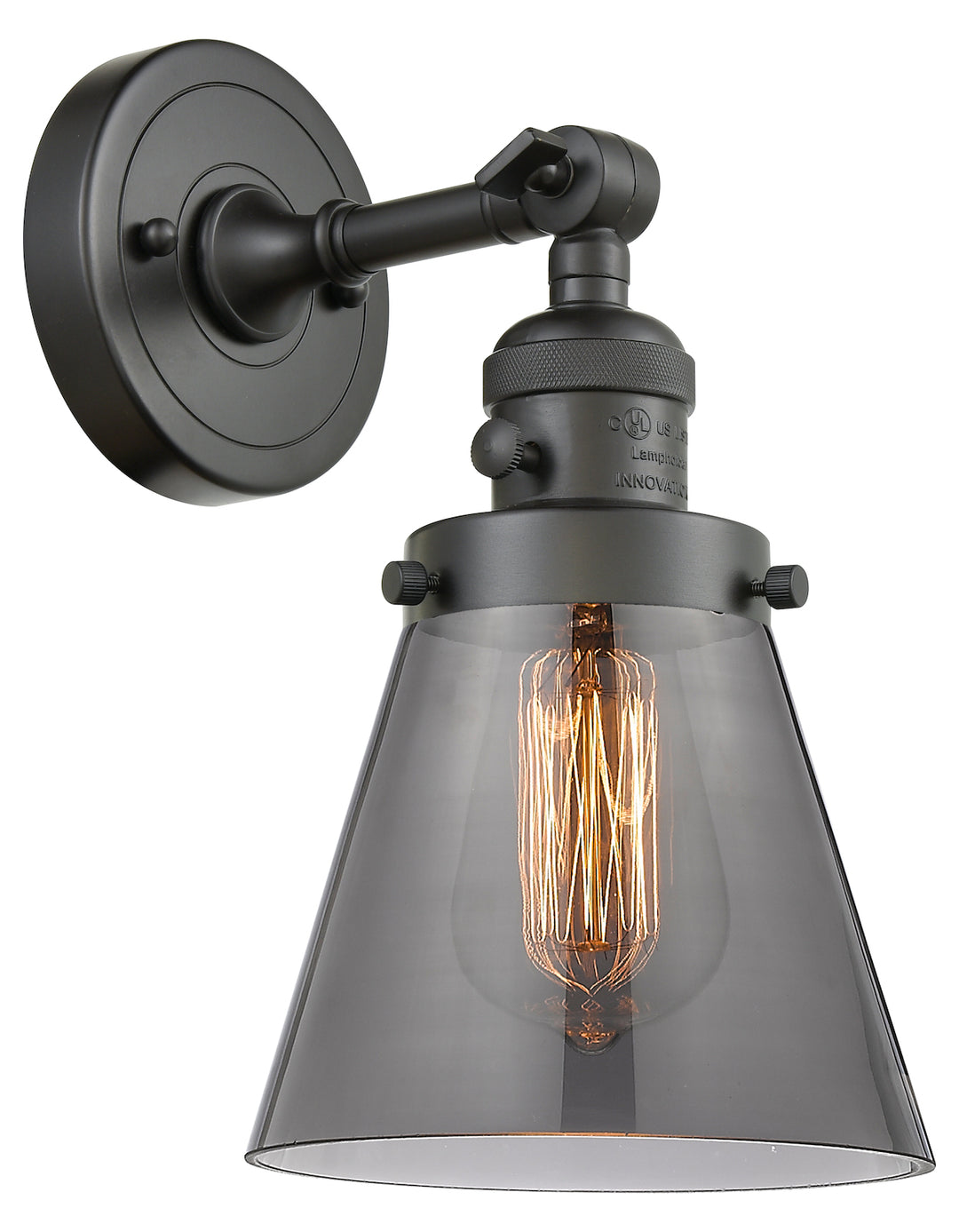 1 Light Vintage Dimmable Led Sconce With A inHigh-Low-Offin Switch. by Innovations Lighting