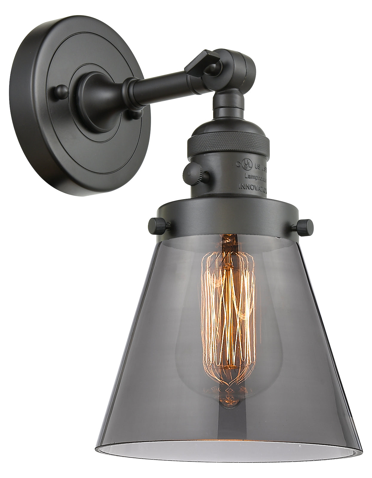 1 Light Vintage Dimmable Led Sconce With A inHigh-Low-Offin Switch. by Innovations Lighting
