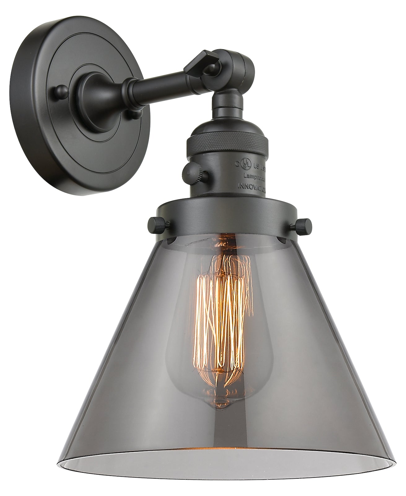 1 Light Sconce With A inHigh-Low-Offin Switch. by Innovations Lighting