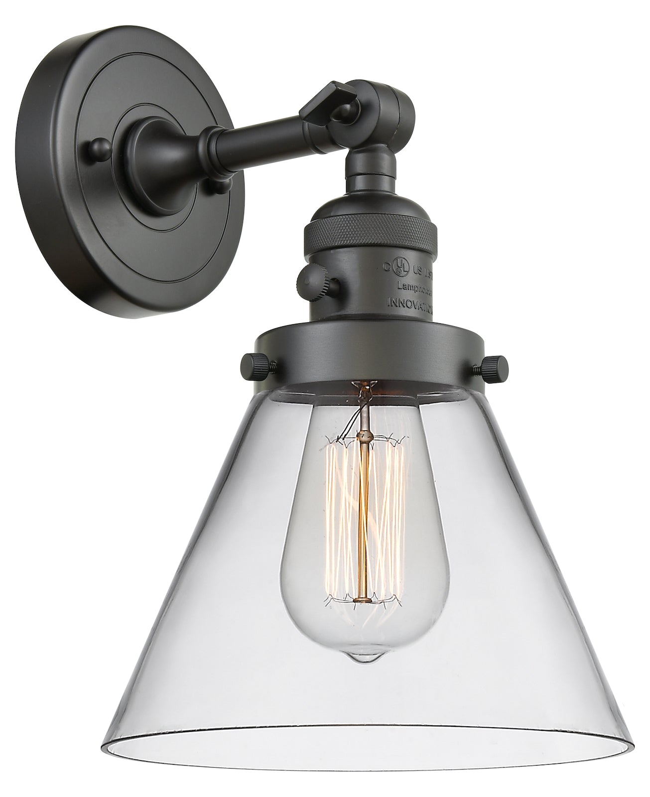 1 Light Sconce With A inHigh-Low-Offin Switch. by Innovations Lighting